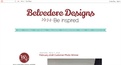 Desktop Screenshot of belvederedesignsblog.com